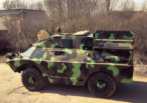 Тюнингованый БРДМ-2 БРДМ-2, брдм, военная техника, тюнинг