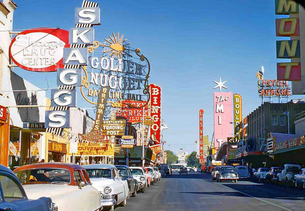 Как Лас-Вегас стал таким, каким мы его знаем: снимки города 1906-1971 годов