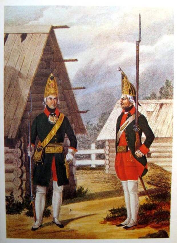 Форма русской армии 1756 - 1796 гг.