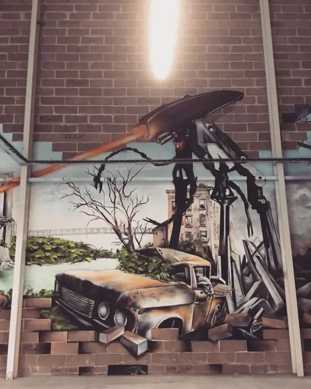 Французский художник превращает обшарпанные углы в невероятно реалистичные объекты