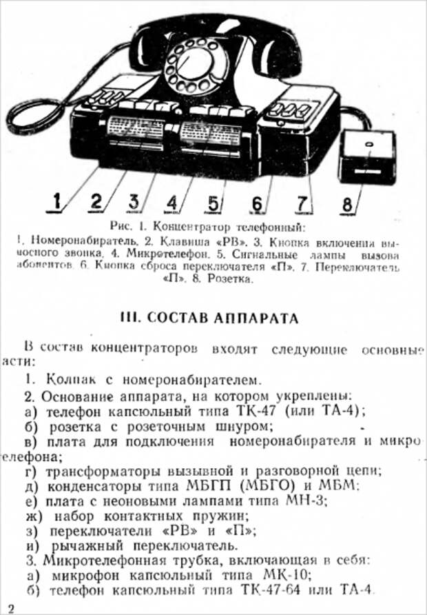 Схема телефонного аппарата с дисковым номеронабирателем