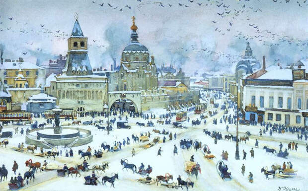 Москва на картинах русских художников