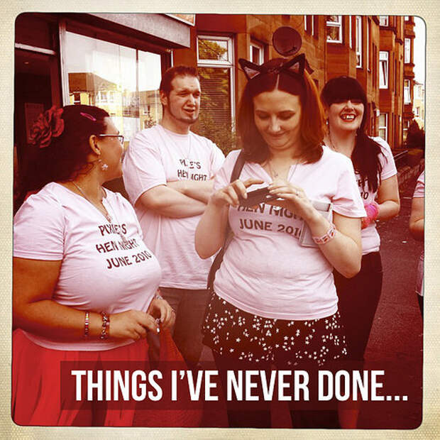 The Anti-Bucket List: Things I've never done before