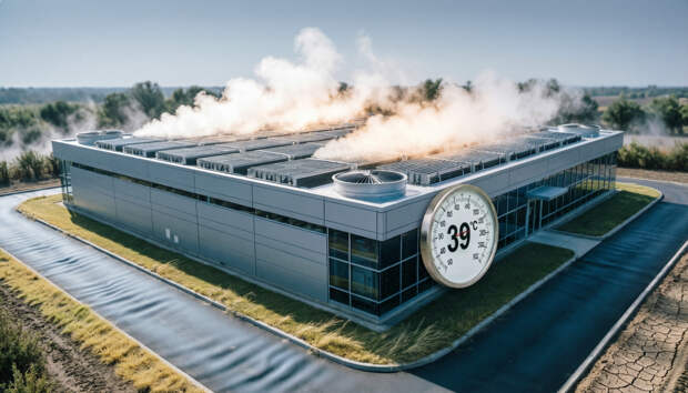 Дата-центры ИИ провоцируют перепады температуры на километры вокруг себя