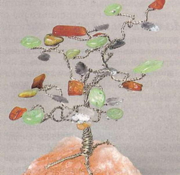 Дерево счастья из камней