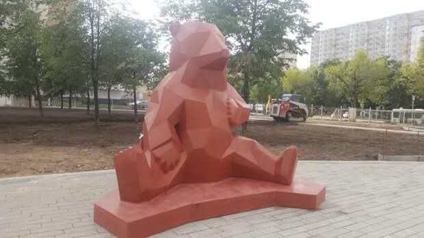 Скульптура медведя/ЗБ