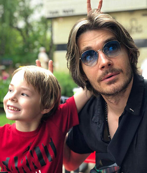 Максим Матвеев с сыном Андреем