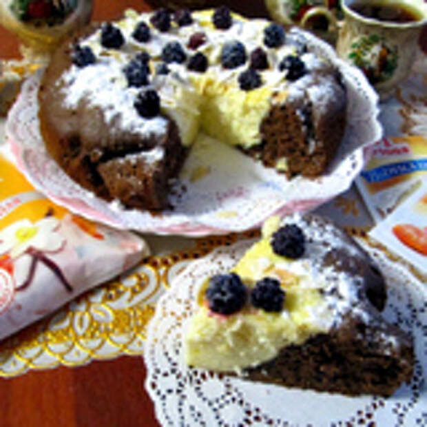 Воздушная шоколадная ватрушка