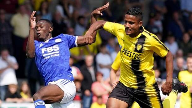 Patson Daka made his first appearance for Leicester during their friendly against Burton