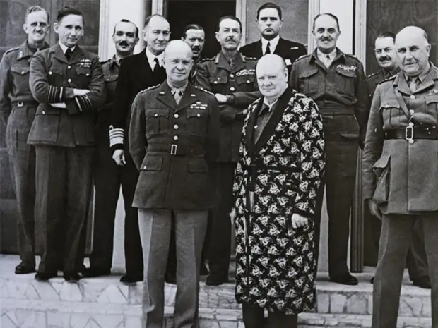 Эйзенхауэр и Черчилль