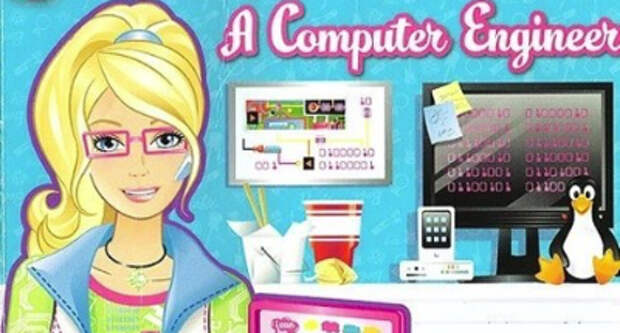 Barbie fails as computer engineer