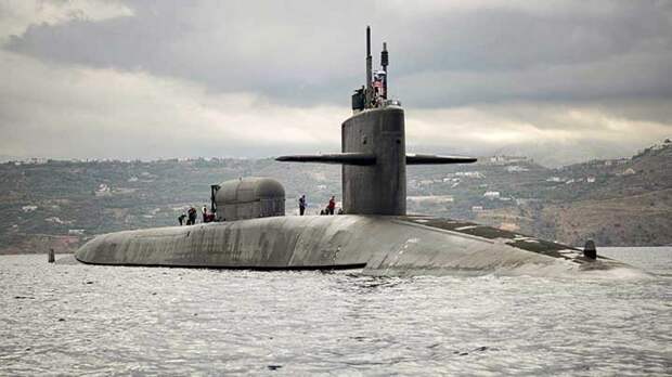 АТОМНАЯ ПОДВОДНАЯ ЛОДКА КЛАССА "ОГАЙО". ФОТО: U.S. NAVY / KEYSTONE PRESS AGENCY / GLOBAL LOOK PRESS