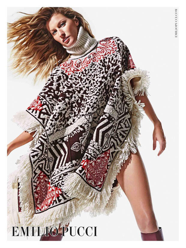Gisele Bundchen for Emilio Pucci Fall 2014 ad campaign 