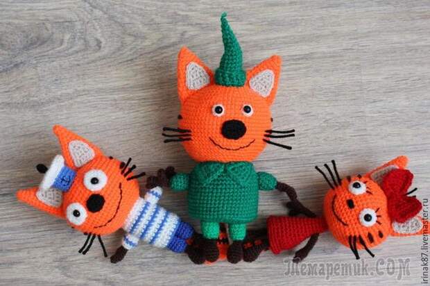 Мастер-класс: вязание котенка Компота из мультфильма «Три кота»