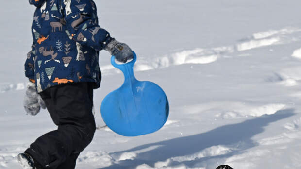 В Подмосковье мальчик выехал на ледянке под колеса машины и погиб