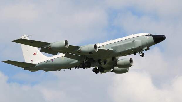 ВВС США провели длительный разведполет у побережья Крыма и Краснодарского края