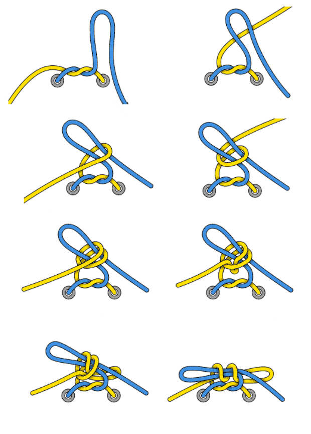 Как правильно завязать узелки. Как завязать шнурки на кроссовках узлом. Как завязать узел на шнурках. Как завязать шнурки на 2 узла. Крепкий узел для шнурков.