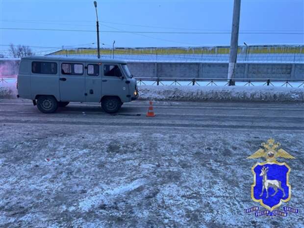 В Самарской области «буханка» сбила пешехода, упавшего на проезжей части