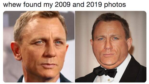 me in 2009 vs. me in 2019 memes