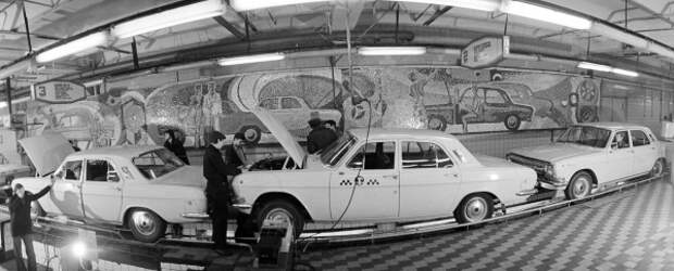 В Московском таксомоторном парке, 1979 год.