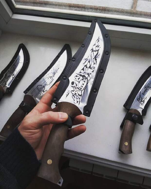 25 красивых и необычных ножей, которыми люди хвастаются в интернете Instagram, Мужские игрушки, ножи, фотографии