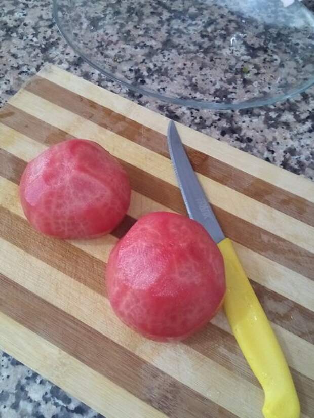 Снимаем кожицу