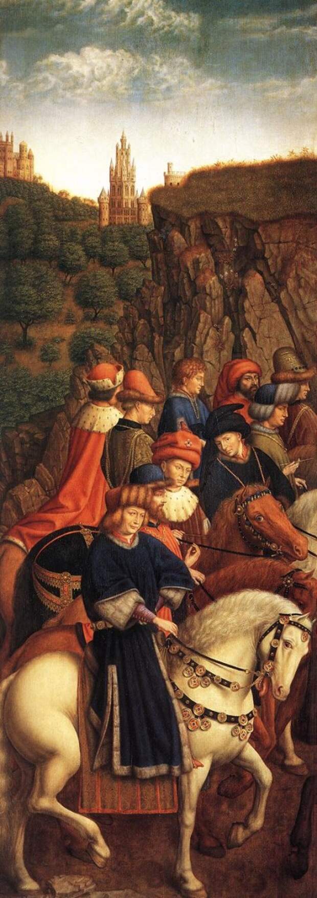 Ян ван Эйк - Eyck Jan van The Ghent Altarpiece The Just Judges