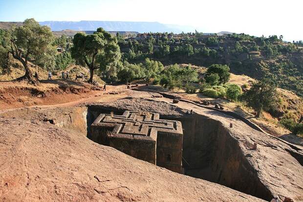 Храмы в земле. Лалибела. Эфиопия.