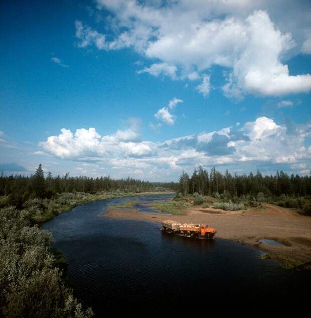 1970-е. На реке Лене 70-е, СССР, сибирь, фото