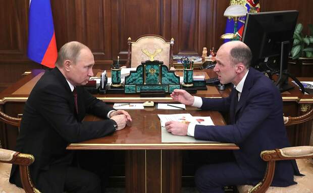 Владимир Путин и Олег Хорохордин. Фото: kremlin.ru