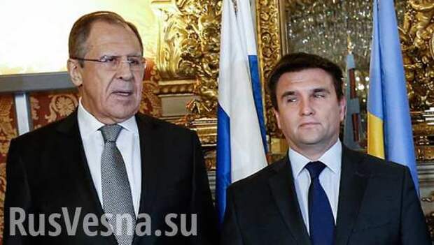 Украина запросила встречу Климкина с Лавровым, — источник | Русская весна