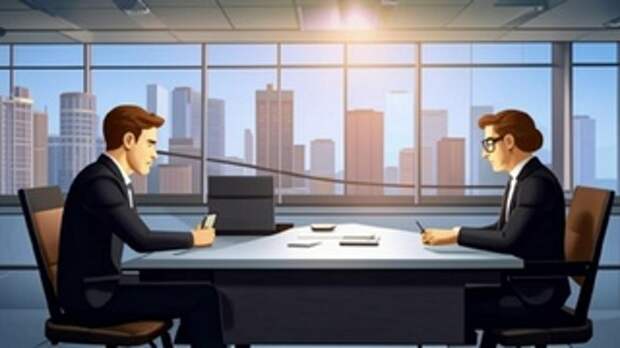 Собеседование на работу / Изображение сгенерировано с помощью нейросети Kandinsky by Sber AI / amic.ru