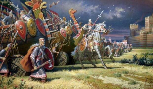 По описаниям Прокопия Кесарийского древние славяне хорошо умели воевать