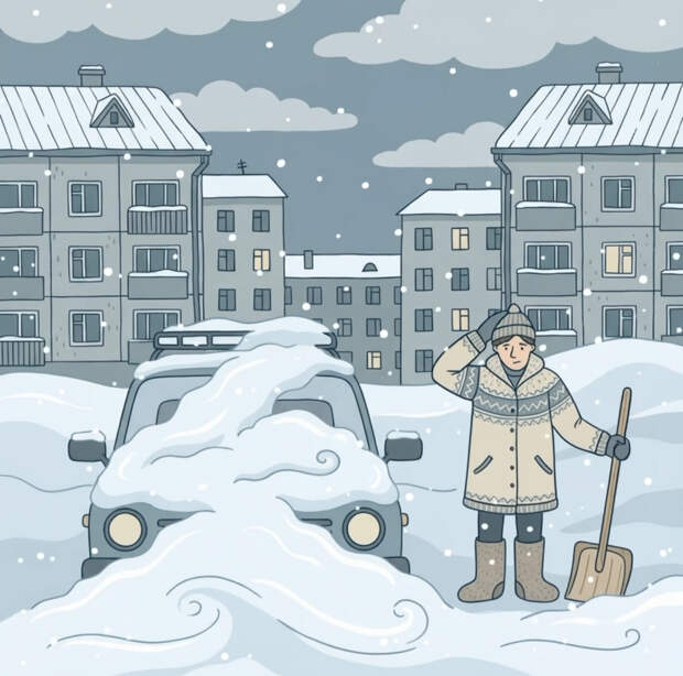 МЧС дало инструкцию по спасению автомобиля из снежного плена