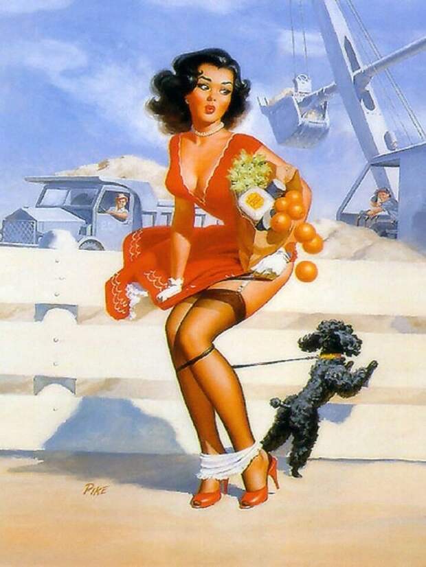 художник Арт Фрам (Art Frahm) пин-ап – 02