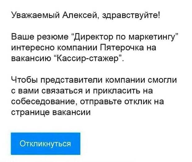 Вся суть поиска работы