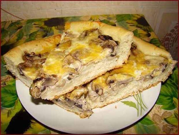 Грибной пирог
