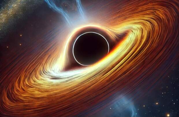 Чёрная дыра проснулась спустя 100 миллионов лет и начала извержение