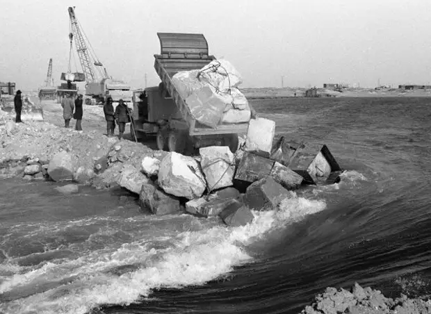 Дамба на каспийском море проект