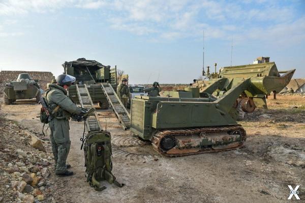 Робототехнический комплекс «Уран-6» в...