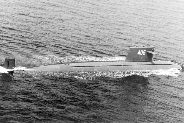 Атомная ударная подводная лодка класса "Хань" ВМС Китая. © ru.wikipedia.org