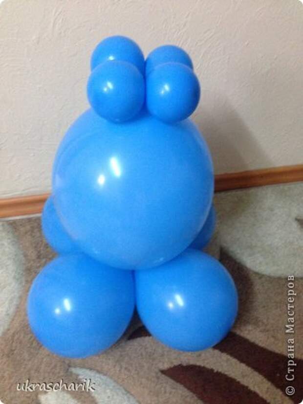 Мастер-класс Твистинг МК Медвежонок из воздушных шаров Шарики воздушные фото 5