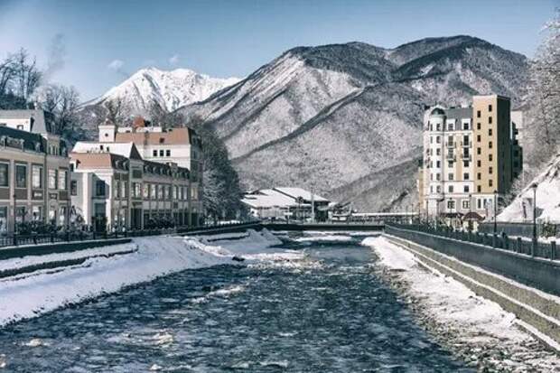 Зимний Сочи.