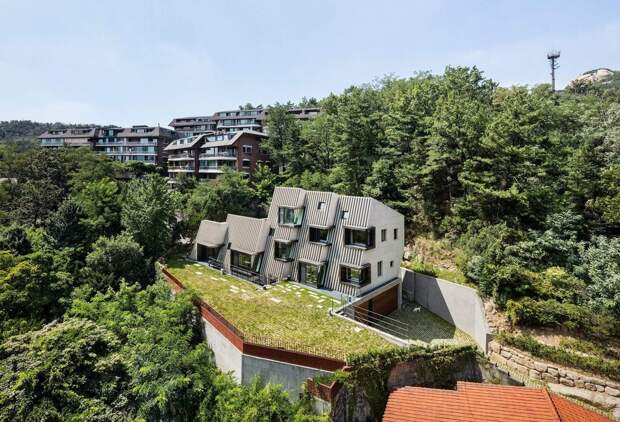 Инновационный дом для большой семьи в Южной Корее