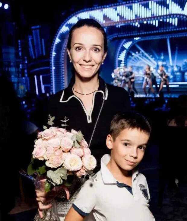 Валерия Ланская с сыном