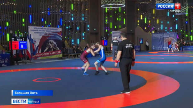 В Ялте завершился всероссийский турнир по вольной борьбе