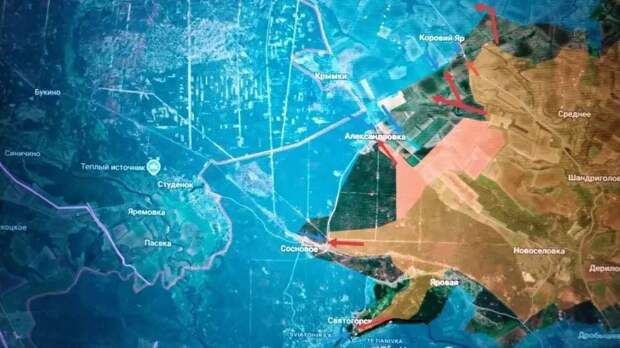 ВС РФ осуществили прорыв на Славянском направлении