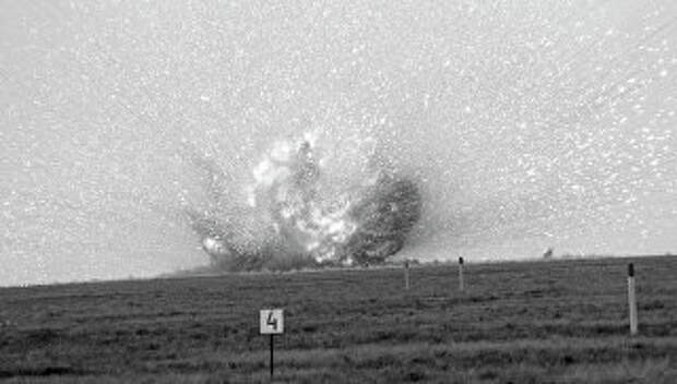 Уничтожение ракет РСМД на полигоне Капустин Яр. Архивное фото