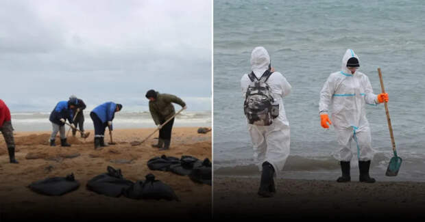 На Черноморском побережье вновь обнаружены выбросы мазута