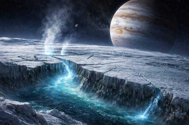 Европа, спутник Юпитера, может быть безжизненной, новое исследование охладило надежды